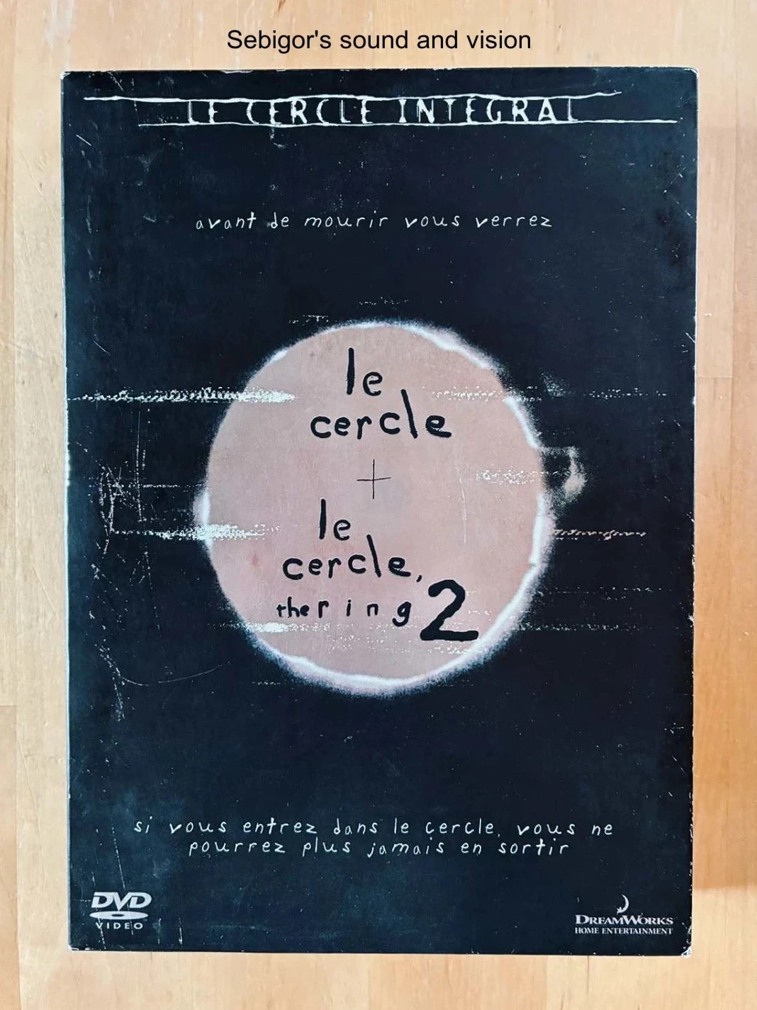 Coffret 2 DVD Le Cercle 1 et 2.
